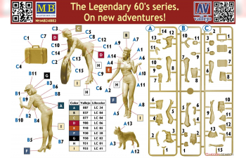 Сборная модель Серия легендарных 60-х. К новым приключениям!