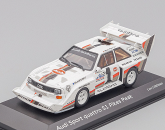 AUDI Sport Quattro S1 (E2) Walter Röhrl Pikes Peak 1987, white