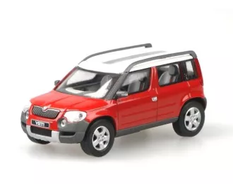 SKODA Yeti Concept Car. red
