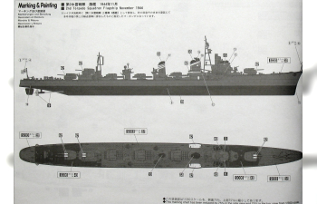 Сборная модель Z29 Shimakaze - Late type