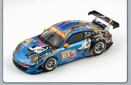 PORSCHE 997 GT3 RSR Flying Lizard Motorsport 81 LM 2011 S.Neiman - D.Law - S. Pumpelly, blue