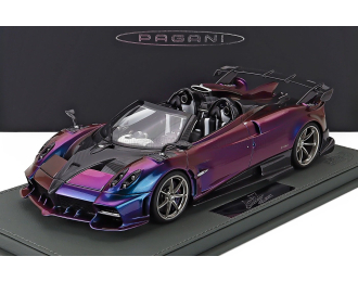 PAGANI Imola Roadster (2023) - Con Vetrina - With Showcase, Purple Chamaleon