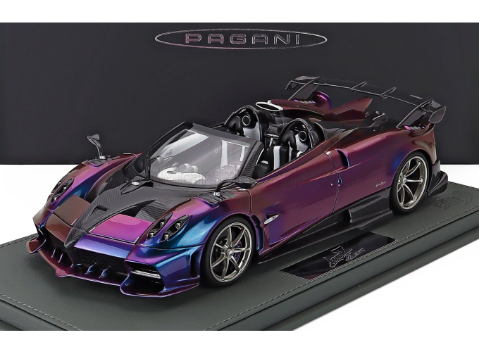 PAGANI Imola Roadster (2023) - Con Vetrina - With Showcase, Purple Chamaleon