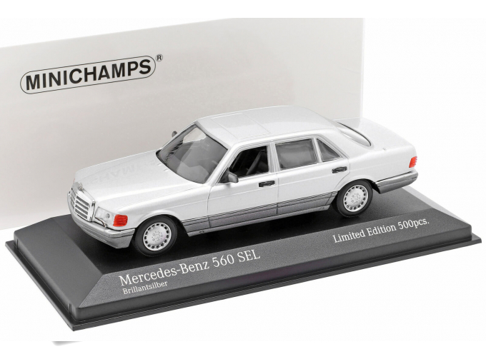 Mercedes-Benz 560 SEL W126 1990 серебристый