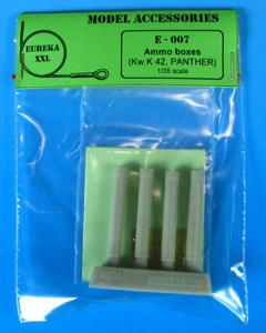 Metal Ammo Canisters for 7.5 cm Kw.K.42