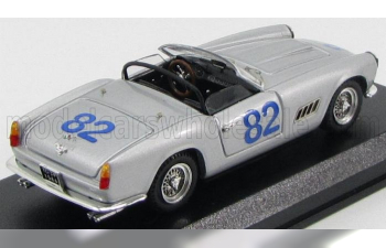 FERRARI 250 Swb California Spider N82 Targa Florio (1962) U.de Bonis - R.Fusina, Silver