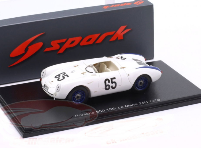 PORSCHE 550 Spyder №65 24h LeMans Gonzague Olivier, Josef Jeser (1955)