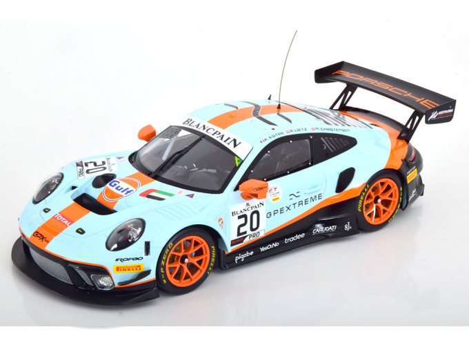 PORSCHE 911 GT3 R Winner 24h Spa, Christensen/Lietz/Estre (2019), Gulf