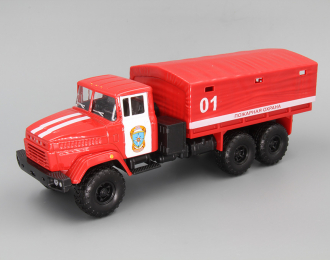 КРАЗ 6322 Пожарная охрана, красный