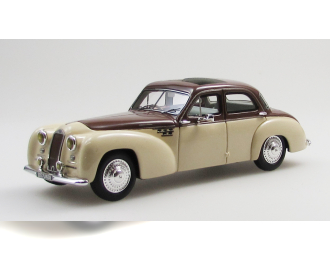 DELAGE D6-3L sedan by Autobineau open roof (1948-54), beige-brown