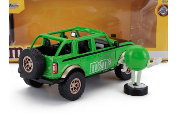 FORD Bronco With M&m's Figure (2021), Green Black
