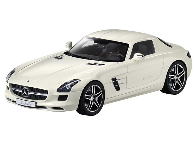 MERCEDES-BENZ SLS AMG C197 (2010), designo white mystic bright