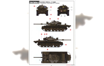 Сборная модель Centurion Tank Mk5/1 w/3D printed parts