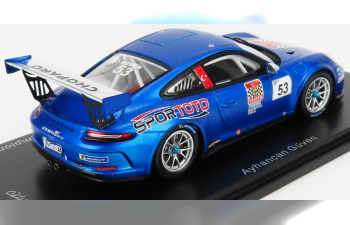 PORSCHE 911 991 N53 Porsche Carrera Cup France Champion (2018) A.Guven, Blue