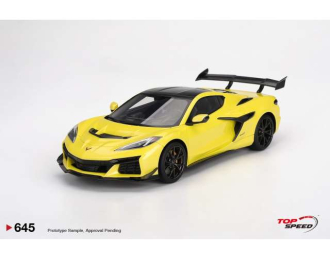 Chevrolet Corvette ZR1, accelerate yellow 2024
