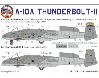 Декаль A-10A Thunderbolt SCUD Hunter with stencils