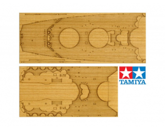 Набор наклеек, имитирующих деревянную палубу для модели Yamato (Tamiya 78025)