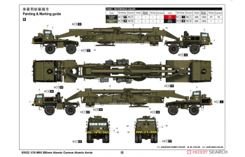 Сборная модель 280-мм атомная пушка М65 "Атомная Энни"