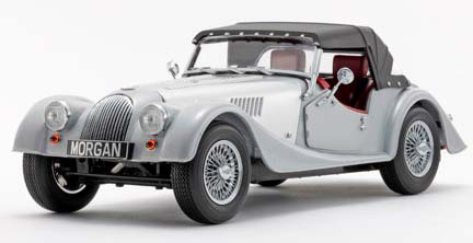 MORGAN Plus 4 Super Sports Silver Interior, Burgundy Red 