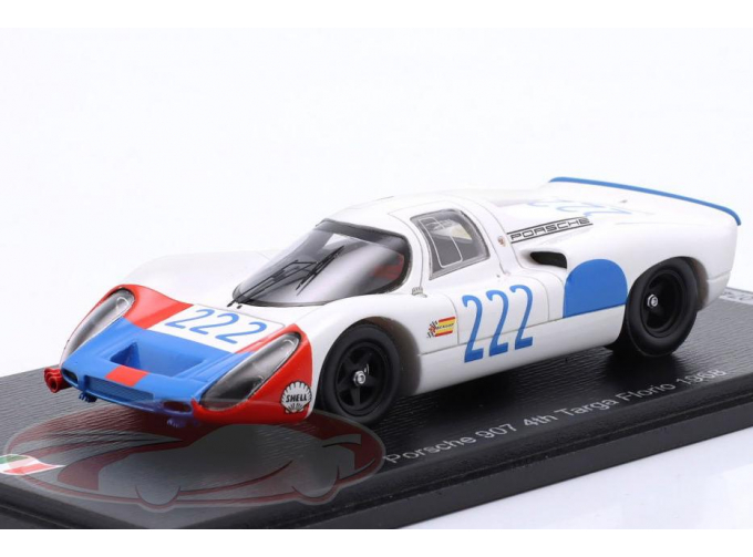PORSCHE 907 №222 4th Targa Florio Hans Herrmann, Jochen Neerpasch (1968)