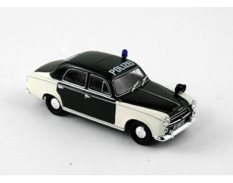 PEUGEOT 403 Polizei 1959, черный с белым