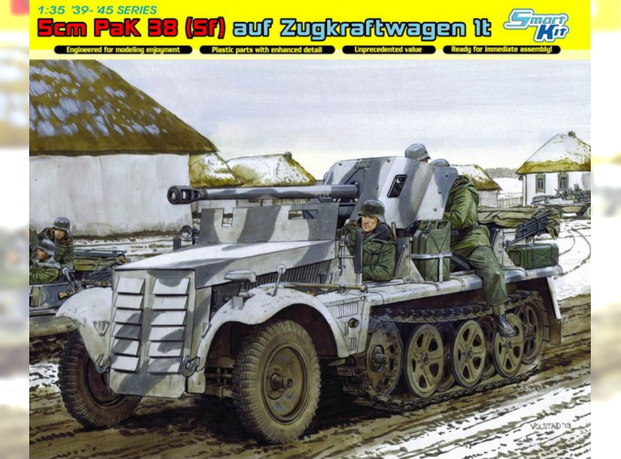 Сборная модель САУ 5cm PaK 38 (Sf) auf Zugkraftwagen 1t