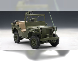 JEEP WILLYS, ARMY GREEN WITH ACCESSORIES INCLUDED