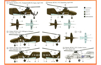 Сборная модель Flettner Fl 282 B-2