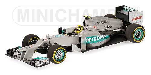 MERCEDES-BENZ AMG PETRONAS F1 TEAM W03 NICO ROSBERG 2012, grey
