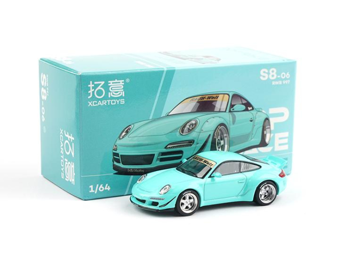 PORSCHE RWB 997, blue