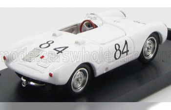 PORSCHE 550a Rs Spider №84 Winner Targa Florio (1956) Umberto Maglioli, White