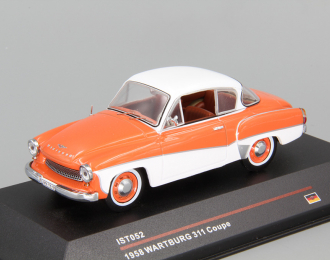 WARTBURG 311 Coupe, orange / cream