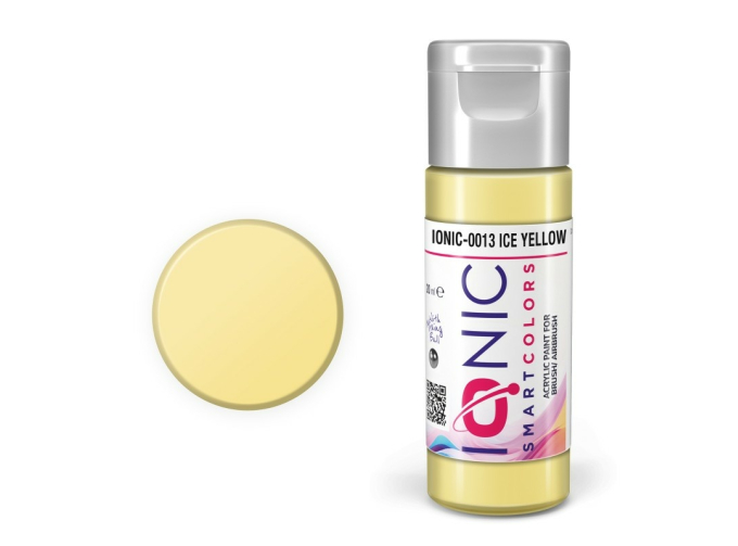 Краска акриловая краска IONIC Ледяной желтый / Ice Yellow, 20 мл