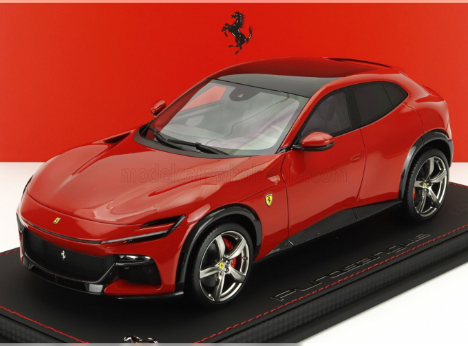 FERRARI Purosangue Suv Panoramic Roof (2022) - Con Vetrina - With Showcase, Rosso Corsa - Red