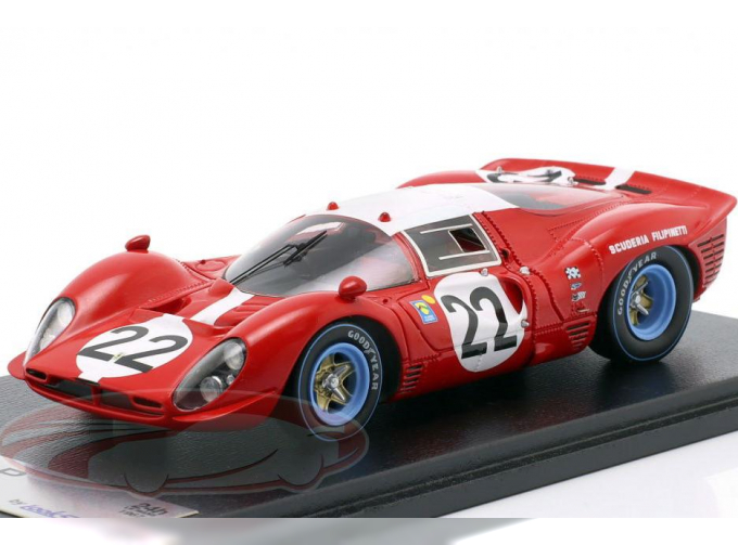 FERRARI 412P Berlinetta №22 24h LeMans Jean Guichet, Herbert Müller (1967)
