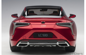 LEXUS LC500 Coupe (2016), red