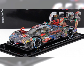 BMW M Hybrid Lmdh P66-3 4.0l Turbo V8 Team Bmw M Wrt N 20 (art Car By Julie Mehretu) 24h Le Mans (2024) Sheldon Van Der Linde - Rene Rast - Robin Frijns, Various