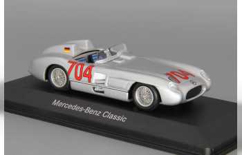 MERCEDES-BENZ 300 SLR #704 W198 II Herrmann / Eger (Mille Miglia 1955), silver