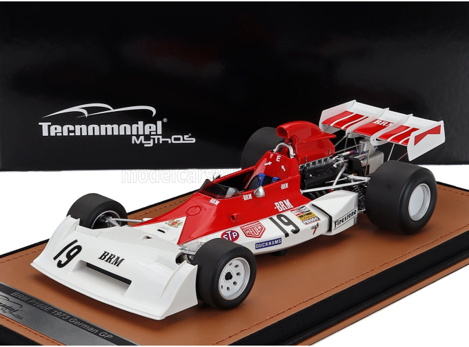 BRM F1 P160e №19 German Gp Clay Regazzoni (1973) , White Red