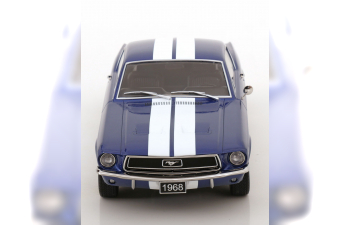 FORD Mustang GT Fastback (1968), blue metallic/white