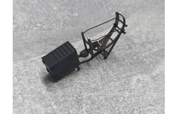 Держатель запасного колеса (ДЗК) Краз-250 с ящиком