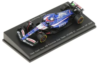 RACING BULLS F1 Vcarb-01 Team Visa Cash App №3 Season (2024) Daniel Ricciardo, Blue White