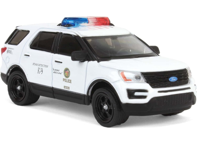 FORD Police Interceptor Utility, Los Angeles Police Department (LAPD) Bomb Detection K-9 Section (2017), white