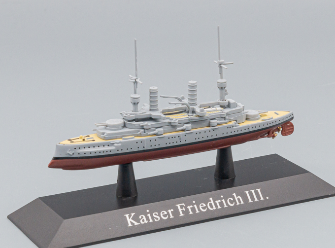 KAISER FRIEDRICH III LINER WARSHIP GERMANY 1896