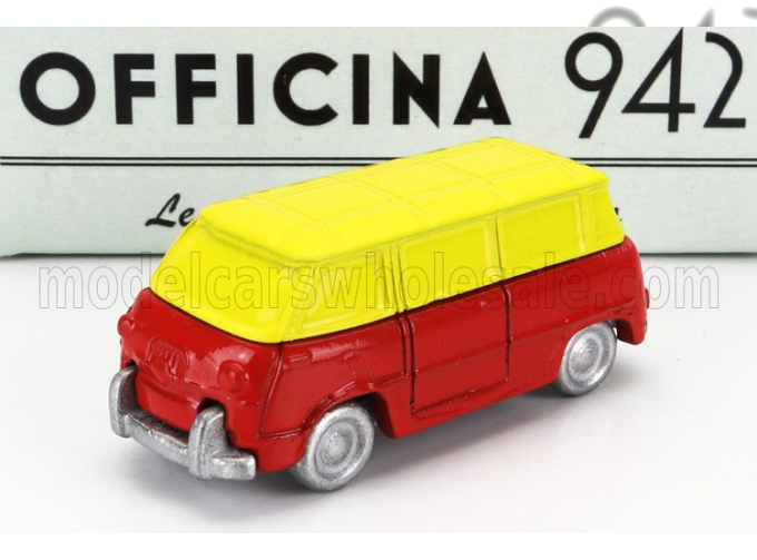 FIAT 600m Van Furgoncino Coriasco (1956), Red Yellow