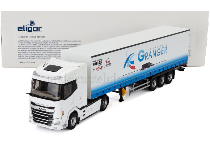 DAF Xg Truck Telonato Granger Transports (2021), White