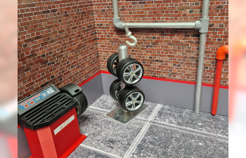 DIORAMA Classics Garage with illumination without modelcar