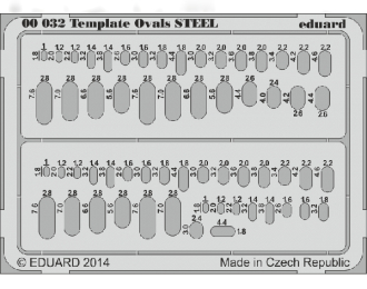 Инструмент Template ovals STEEL