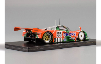 MAZDA 787 B #55 V. Weidler - J. Herbert - B. Gachot Winner LM (1991), orange / green