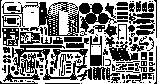Фототравление для SH-3H FUJ